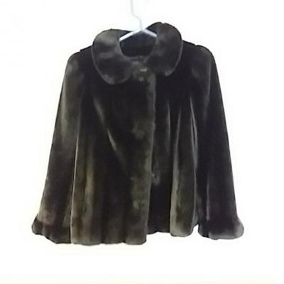 Faux Black Fur Jacket
