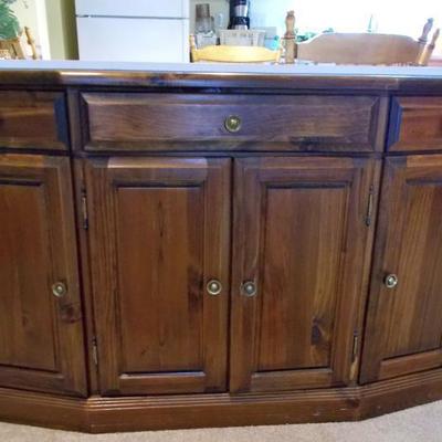 Pine sideboard $225
49 X 14"
