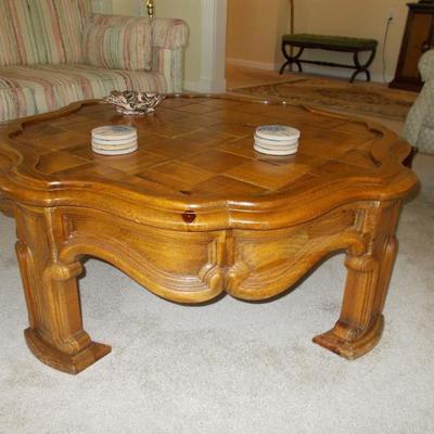 Coffee table $$295
85" across