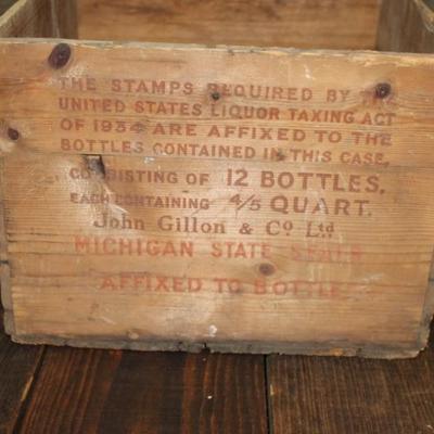 Scotch Whiskey crate