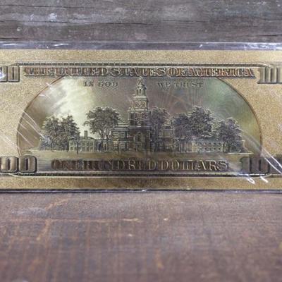 $100 Gold Federal Reserve Note