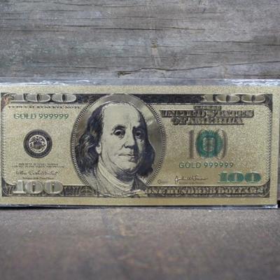 $100 Gold Federal Reserve Note