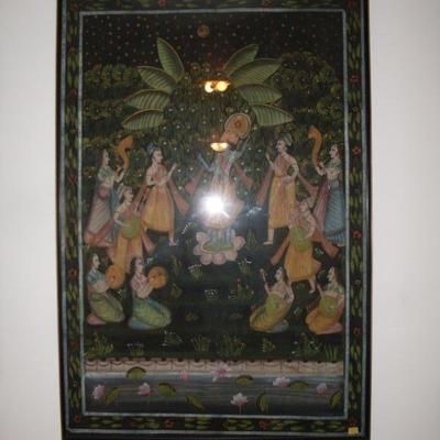 Framed Balinese Paintings