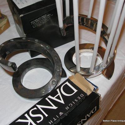 Nagel Silverplate Candle Holders