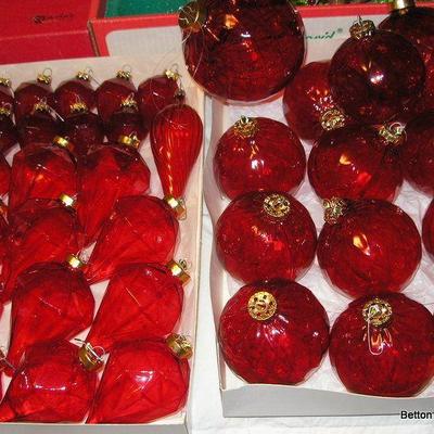 Hand Blown Glass Ornaments