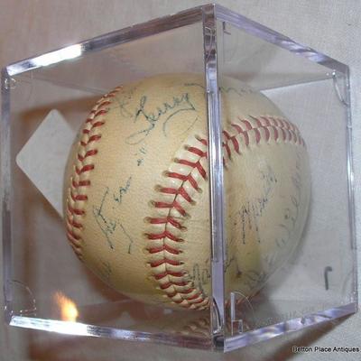 Signed 1946 Cubs Baseball