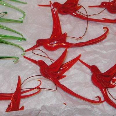 Hand Blown Glass Ornaments