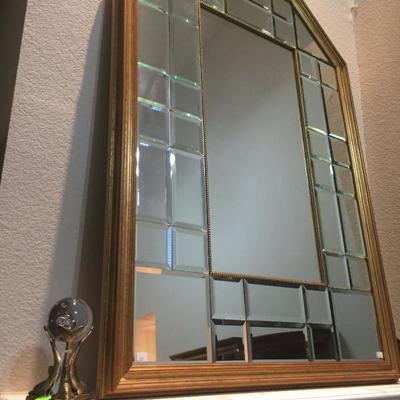 Large Beveled Mirror