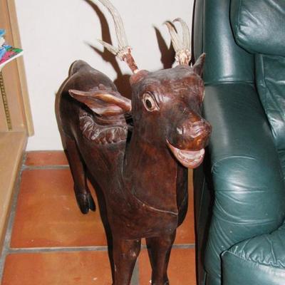 Antique Temple Guard Deer