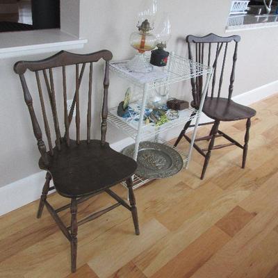 Brace Back Windsor Chairs 3 in total