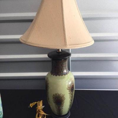 Peacock lamp