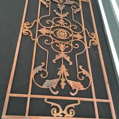 Lovely rectangular wrought iron