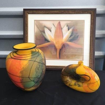 Stunning glass vases