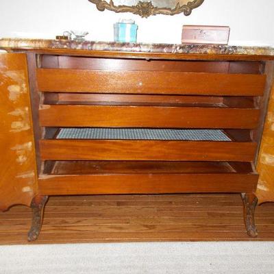 French provincial linen press $695 
51 X 36 1/2 x 23 1/2"