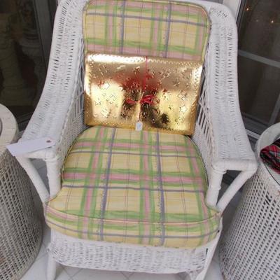 Wicker chair "as is" $35
