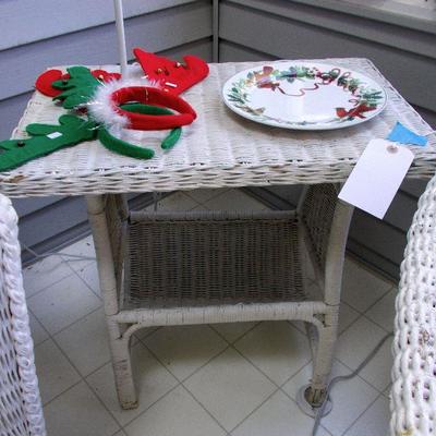 Magazine rack/ table $45
