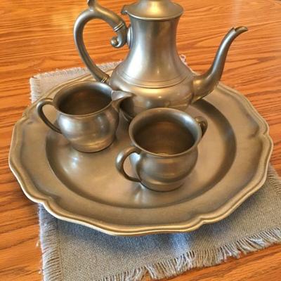 Pewter Tea Set