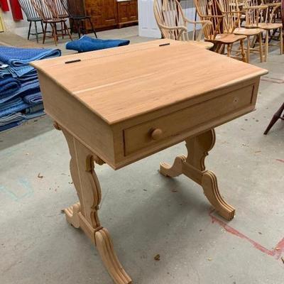 D.R. Dimes custom made US Senate chamber replica desk in cherry, unfinished