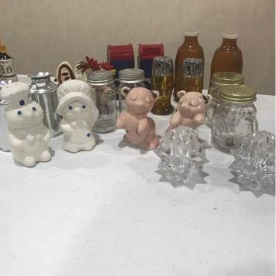 10 Sets of Vintage Salt and Pepper Shakers