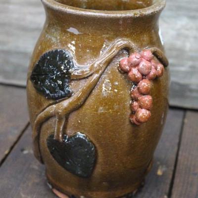 Flossie Meaders Double Grape Vase