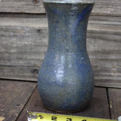 David Meaders Blue Vase