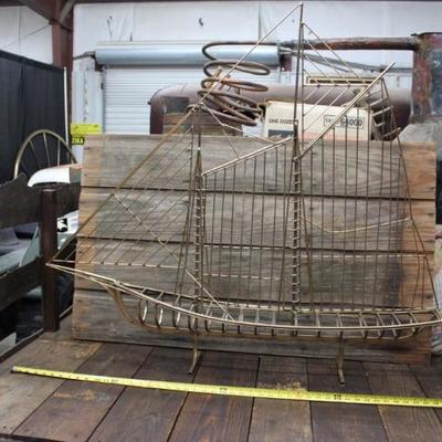 Brass Sailboat
