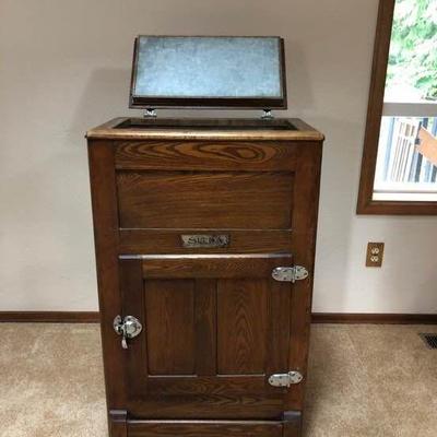 Antique box refrigerator Sitka