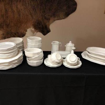 French country white 12 sided