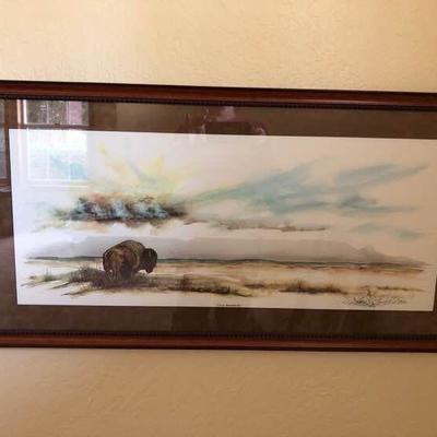 Signed print from Burt Calkin