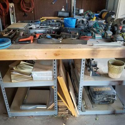 Big assortment of shop tools