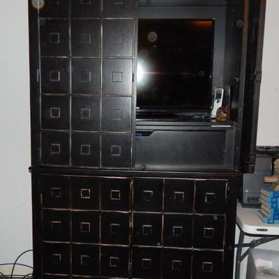 7' Stanley armoire cabinet