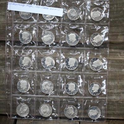 "S" Kennedy Half Dollars, 1971-S thru 2010-S