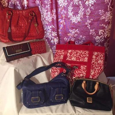 Designer Purses including Dooney and Bourke, Coach, Brahmin, and more!! 