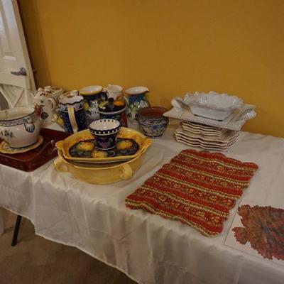 Large Selection of China and Dinnerware