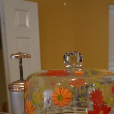 Hand Painted Cake Stand