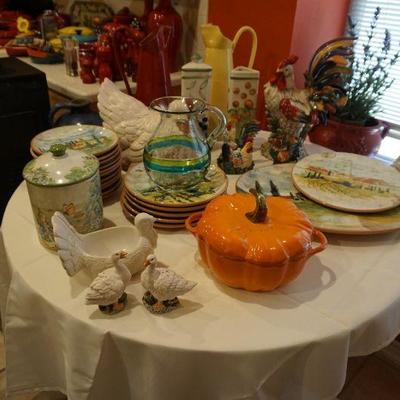 Williams Sonoma Dishware and other various kitchen items