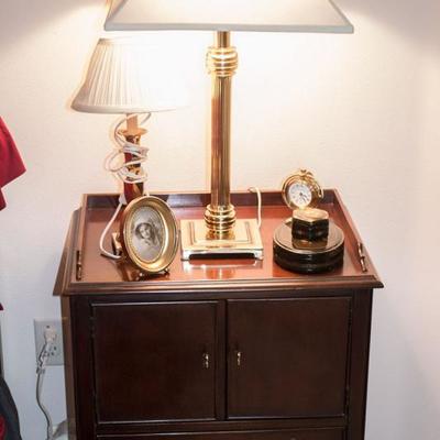 Cherry side table 22" W x 23 D x 29" H
