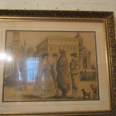 Jocy Jalaude: Carnival Framed Lithograph Numbered PT3072 https://www.ebay.com/itm/113712142831