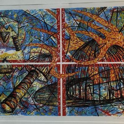 Ignoring the Riddle by Doyle Gertjejansen Contemporary Art Lithograph Framed New https://www.ebay.com/itm/123728017918
