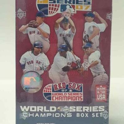 WORLD SERIES 2007 RED SOX CHAMPIONS CARDS BOX SET SEALED NIB RR5040 https://www.ebay.com/itm/123728020244