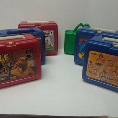 Vintage 1980s Lunchbox Lot of 5 ALF GIJOE WWF GARFIELD BATMAN  https://www.ebay.com/itm/113712131276