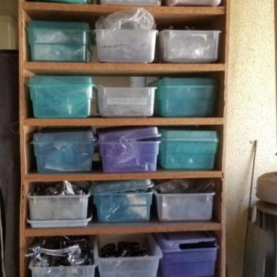 Tubs of bicycle parts
