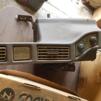 Vintage add on air conditioning panel