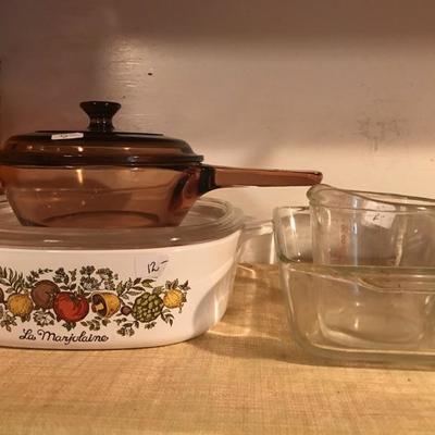 Brown covered pot is SOLD.