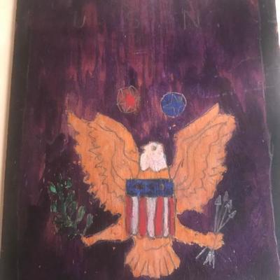 U. S. N. - hand painted 