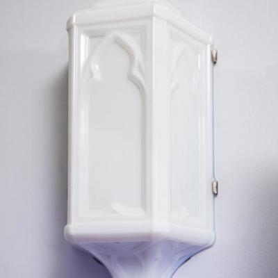 Art deco wall matching glass lamps