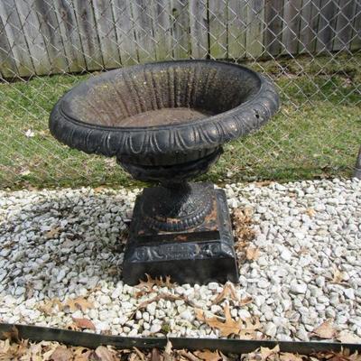 Victorian cast urn