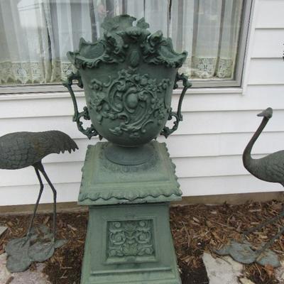 cast iron urn