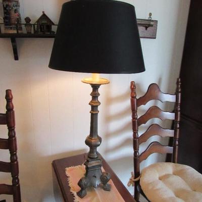 Stiffel brush nickel lamp (1 of 2)