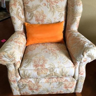 Upholstered Flexsteel rocker (36"W 36"D 36"H) - $325